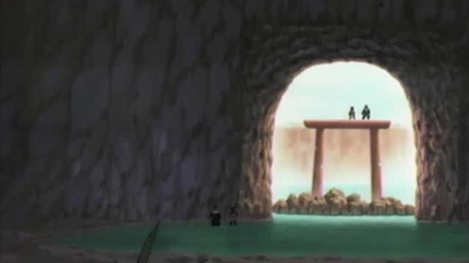 La grotte où a lieu le combat Sakura/Chiyo vs Sasori