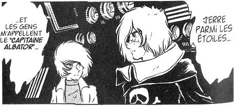 Illustration tirée d'"Albator" (1977).