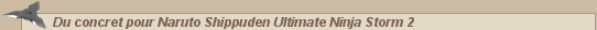 Naruto &bull; Du concret pour Naruto Shippuden Ultimate Ninja Storm 2 :: CaptaiNaruto